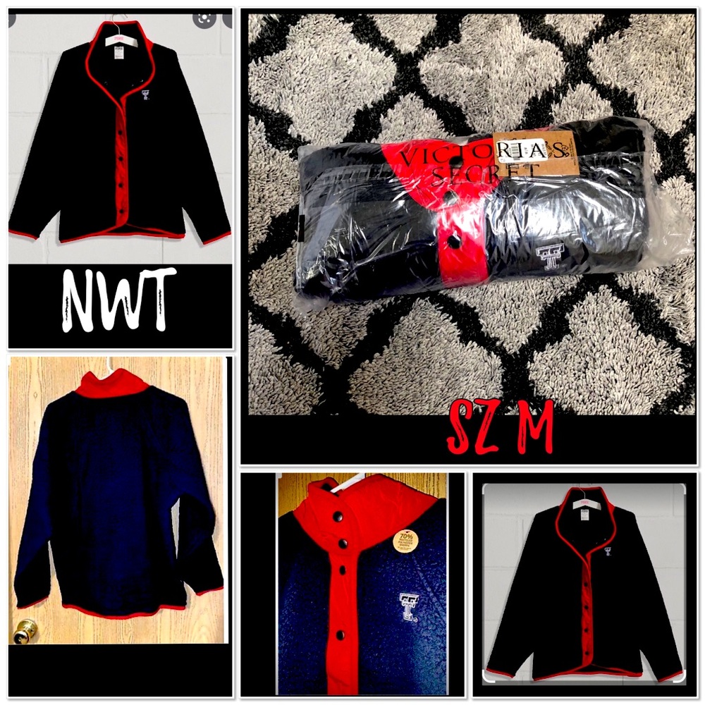 Sz M NWT Texas Tech Sherpa pullover